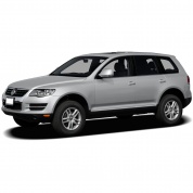 Стекло фары Volkswagen Touareg 1 рест 2006-2010 (левое)