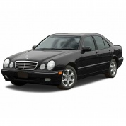 Стекло фары Mercedes Benz E-Class W210 (2001-2003) (правое)