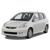 Стекло фары Honda Fit дорейстайл 2004-2008г. Левое