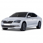 Стекло фары Skoda Superb 3 дорестайлинг 2015-2018 (правое)