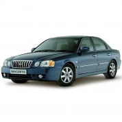 Стекло фары Kia Magentis 1 рестайлинг 2003-2006 (левое)