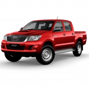 Стекло фары Toyota Hilux 7 рестайлинг 2011-2015 (правое)