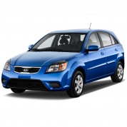 Стекло фары Kia Rio 2 (2005-2011) дорест и рестайлинг (правое)