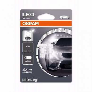 Светодиодные лампы W5W Osram LEDriving 6000k